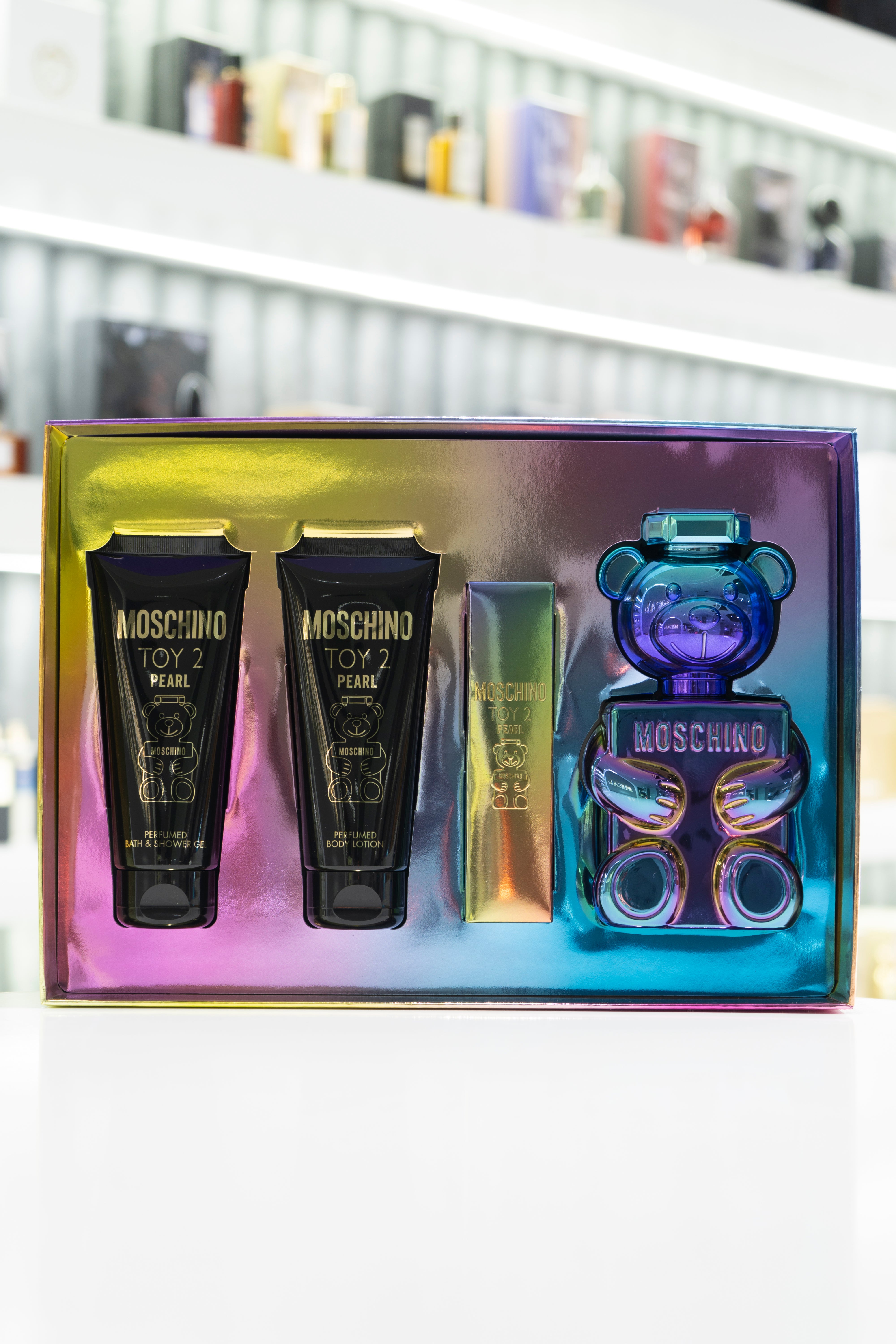 MOSCHINO SET TOY 2 PEARL X4 UND