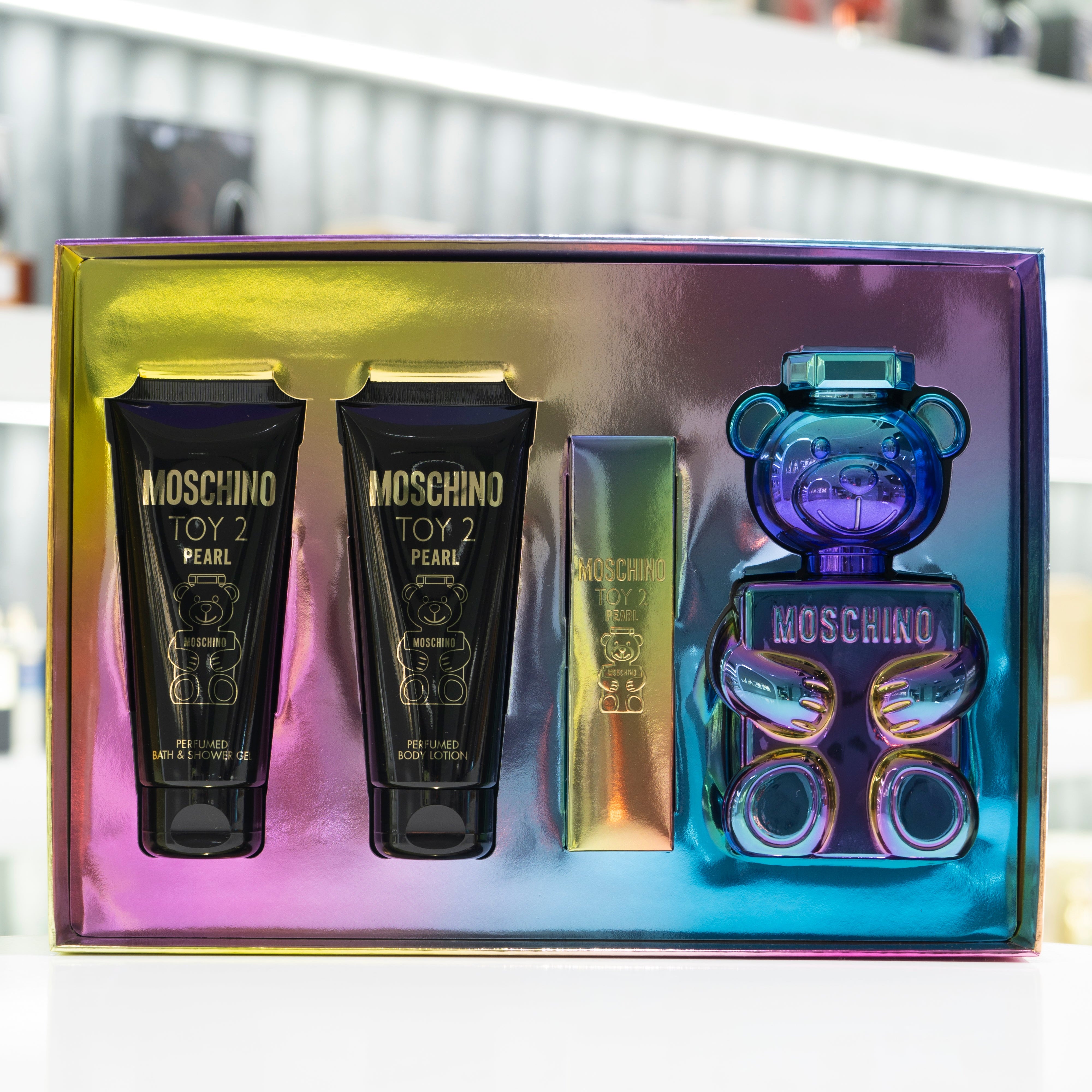 MOSCHINO SET TOY 2 PEARL X4 UND