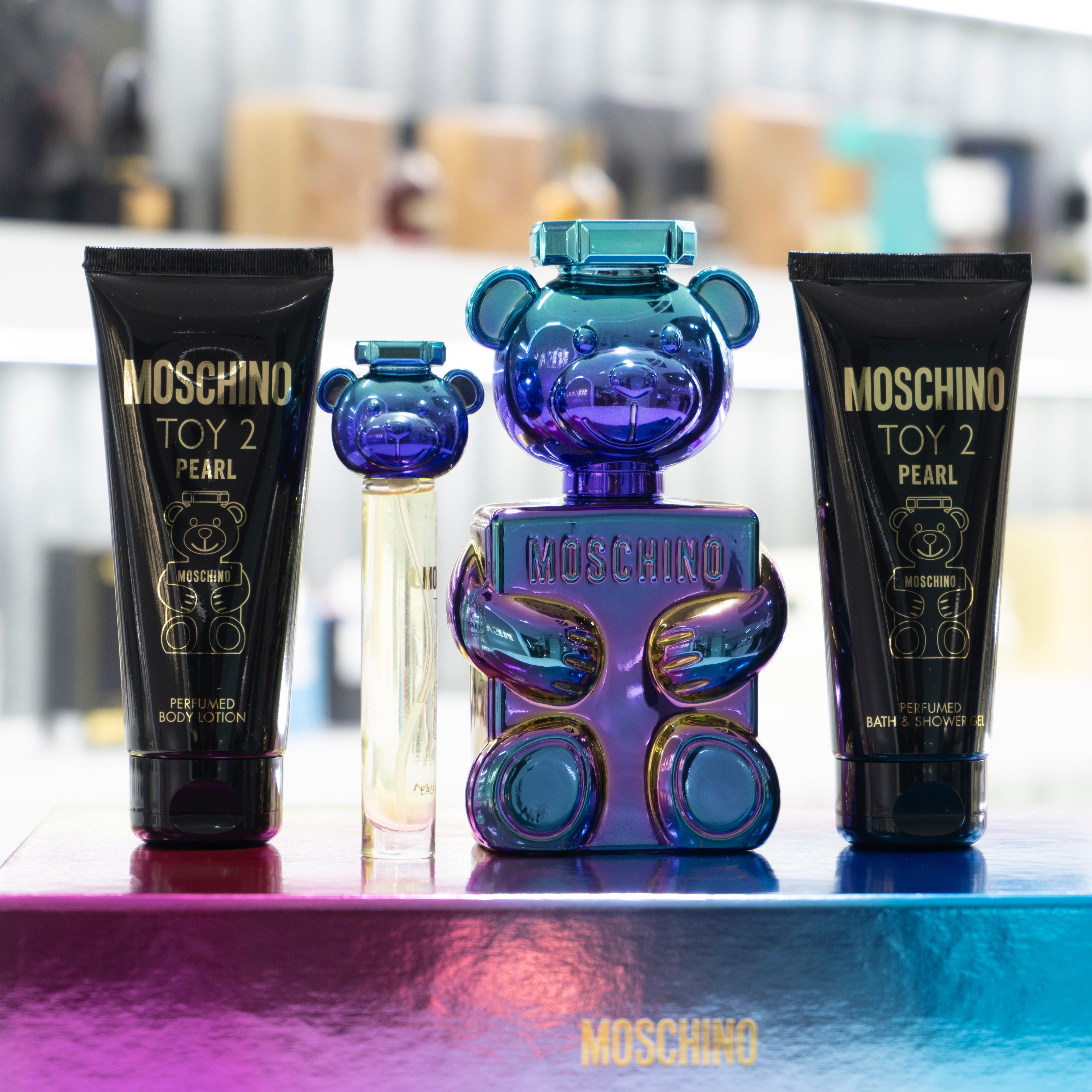MOSCHINO SET TOY 2 PEARL X4 UND