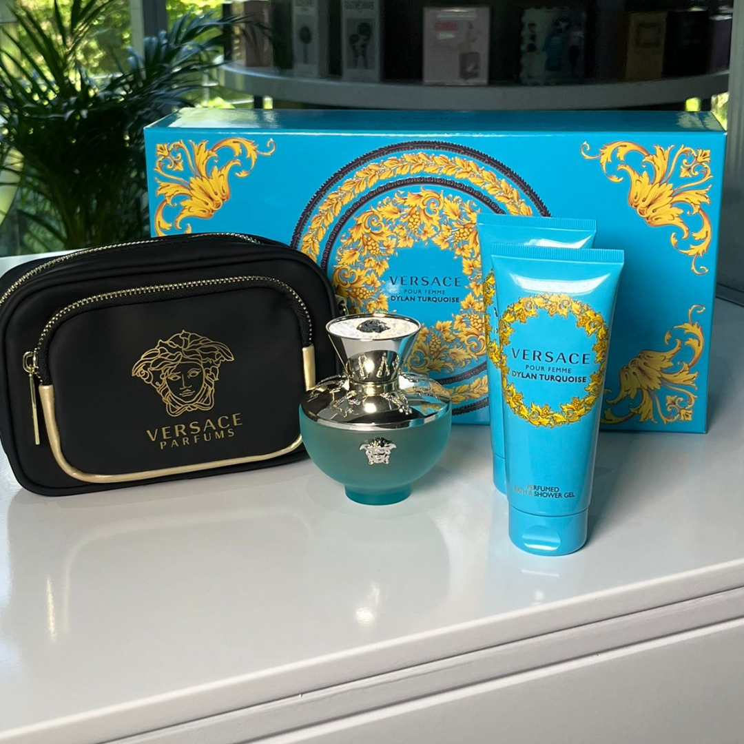 VERSACE SET DYLAN TURQOUISE X4