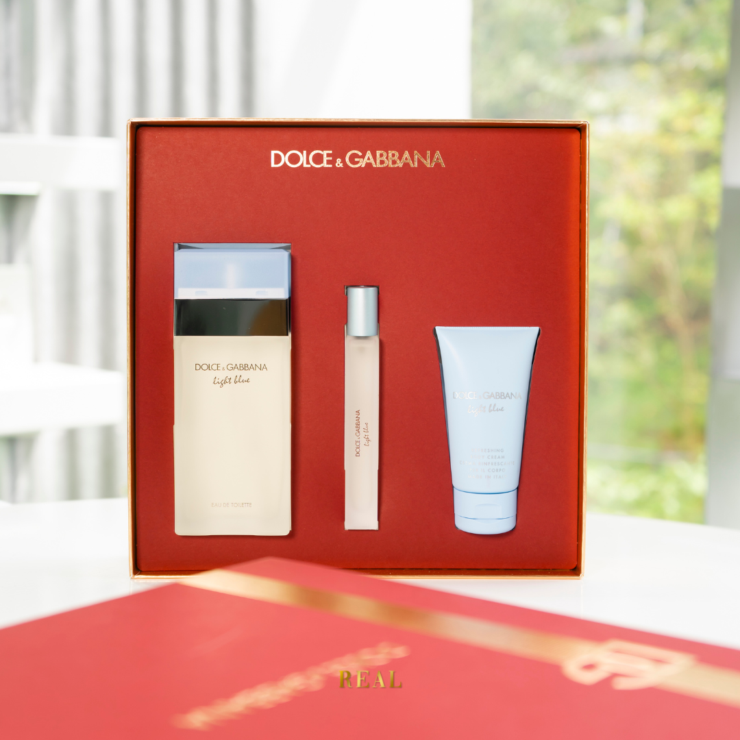 D&G SET LIGHT BLUE DM Eau de Toilette  X3UND