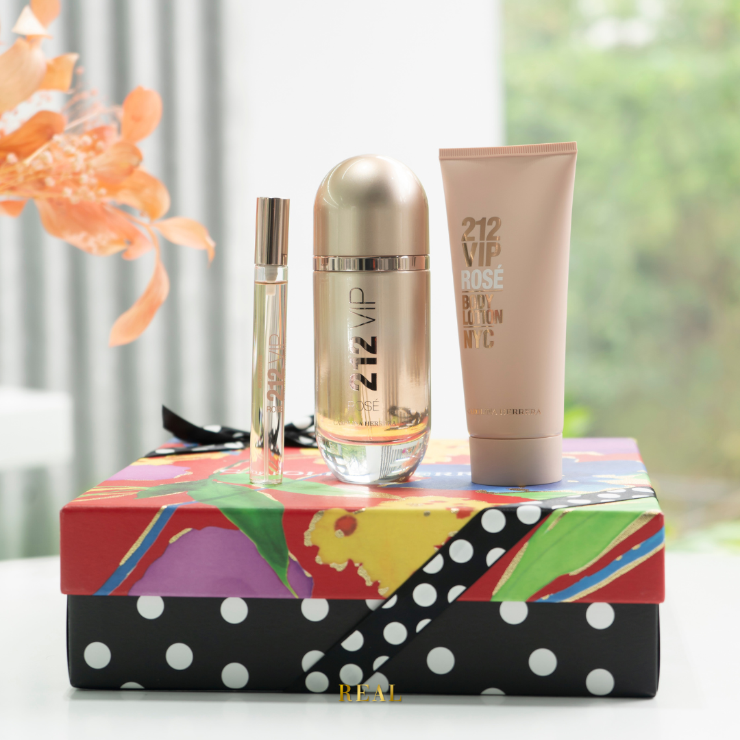 CH SET 212 VIP ROSE 80 ML  X3UND
