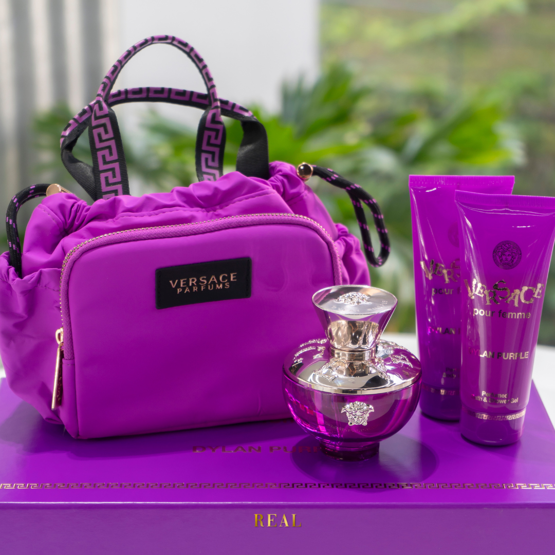 VERSACE SET DYLAN PURPLE X4 Eau de Parfum