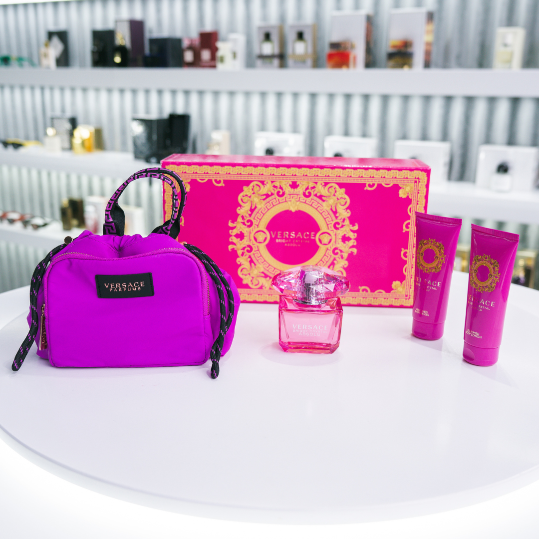 VERSACE SET BRIGHT CRYSTAL ABSOLU X4