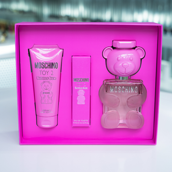 MOSCHINO SET BUBBLE GUM DM X3